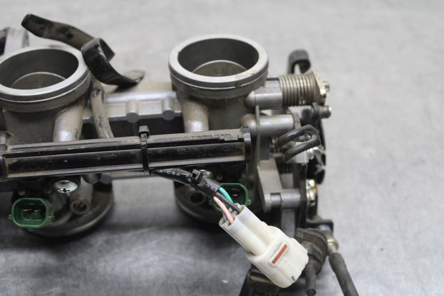 14-15 KAWASAKI NINJA 650 EX650F ABS MAIN FUEL INJECTORS / THROTTLE BODIES BB741