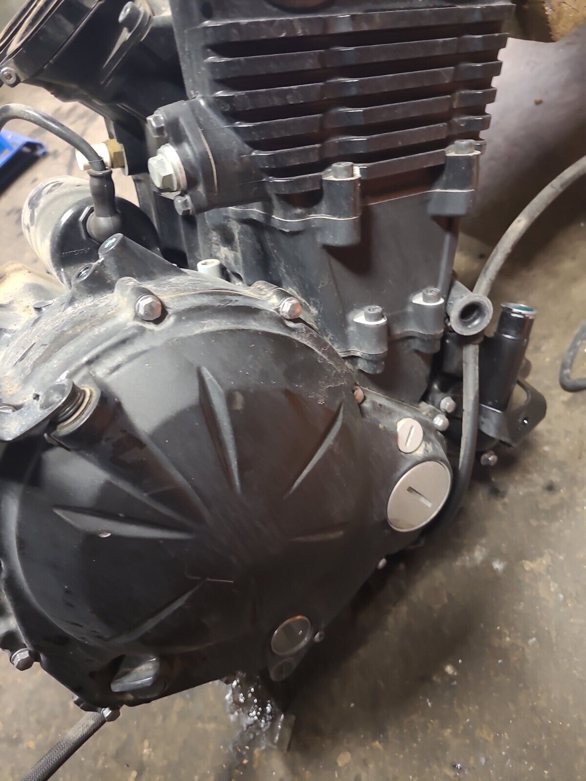 11-14 KAWASAKI VERSYS 650 LE 650C ENGINE MOTOR BB498