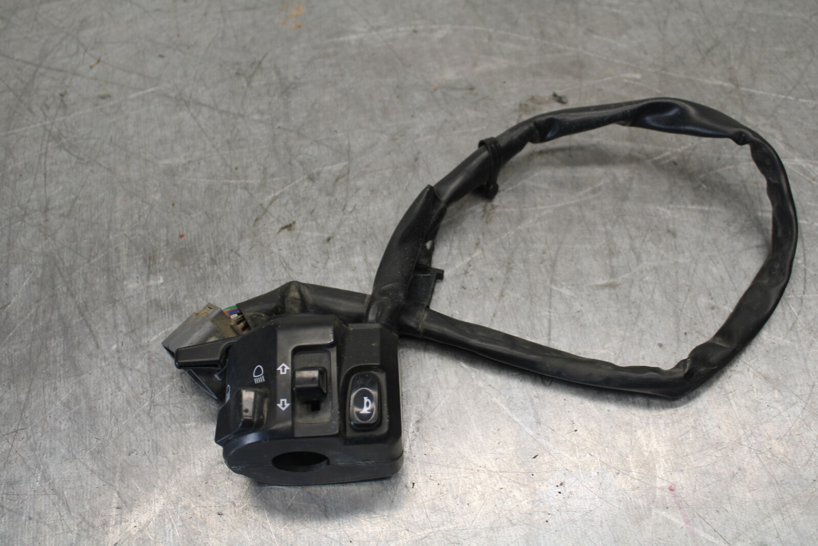 08-18 KAWASAKI KLR650 LEFT CLIP ON HANDLE HORN SIGNALS SWITCH SWITCHES BB707