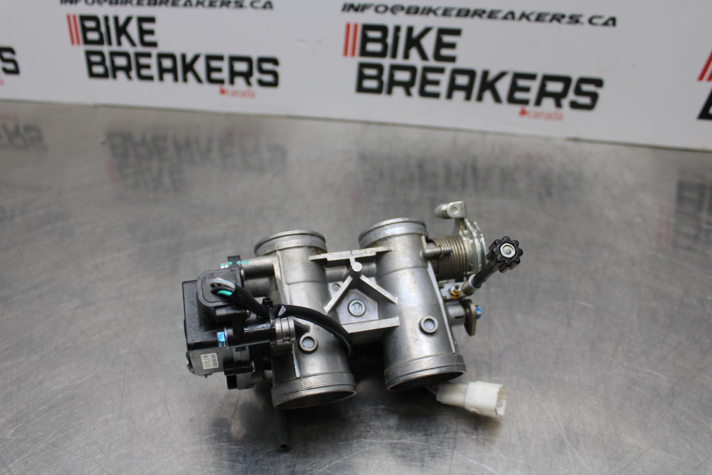 13-17 KAWASAKI NINJA 300 EX300 ABS MAIN FUEL INJECTORS / THROTTLE BODIES BB187