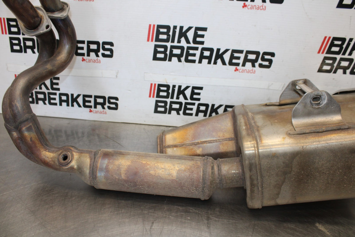 23 KAWASAKI NINJA 650 EX650 FULL EXHAUST SYSTEM HEADERS PIPE MUFFLER BB920