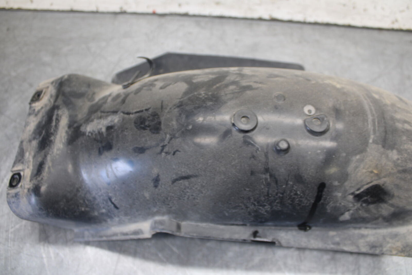 08-18 KAWASAKI KLR650 REAR BACK TAIL UNDERTAIL FAIRING COWL FENDER BB707