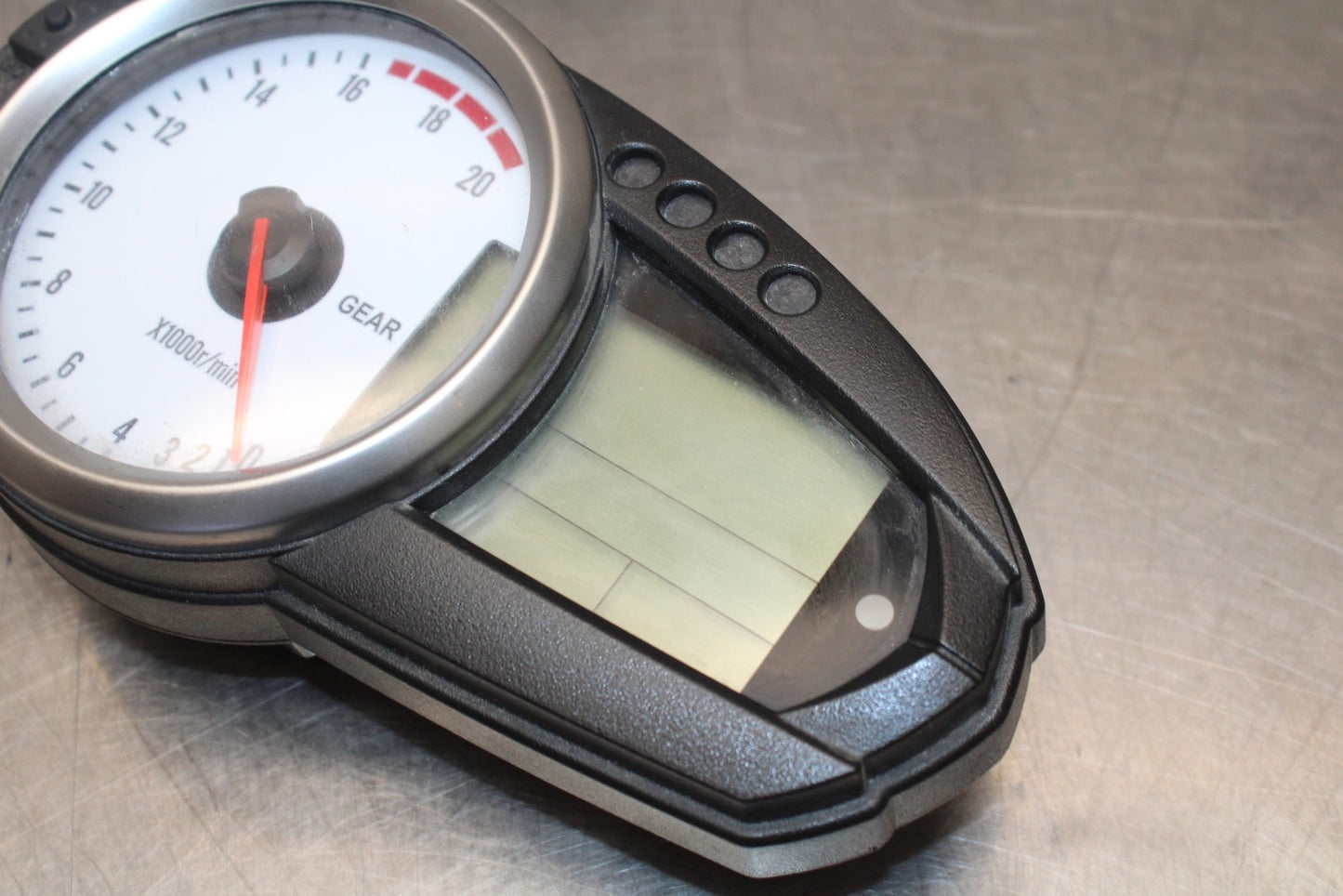 07-08 KAWASAKI NINJA ZX6R SPEEDO TACH GAUGES DISPLAY CLUSTER SPEEDOMETER BB203