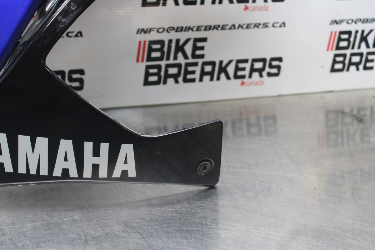 17-18 YAMAHA YZF R3 LEFT LOWER MID UPPER SIDE FAIRING COWL BB788