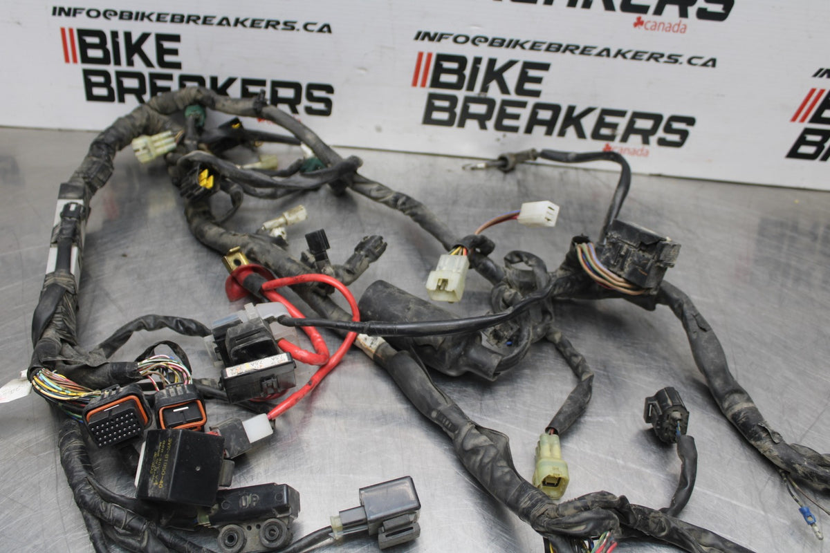 08-16 YAMAHA YZF R6 MAIN ENGINE WIRING HARNESS MOTOR WIRE LOOM BB798