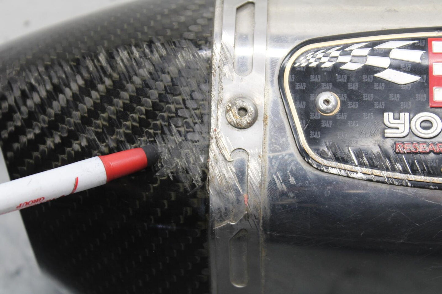 11-12 KAWASAKI Z1000 YOSHIMURA EXHAUST PIPE MUFFLER SLIP ON CAN SILENCER BB636