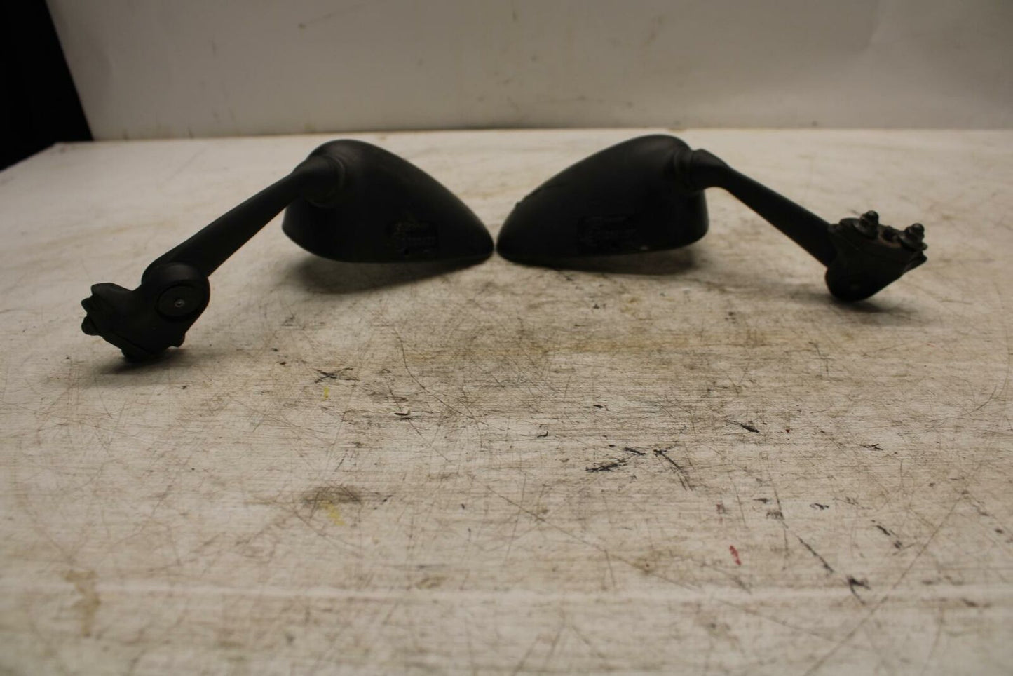 08 YAMAHA YZF R6 2c0 REAR VIEW MIRROR SET PAIR MIRRORS BB365