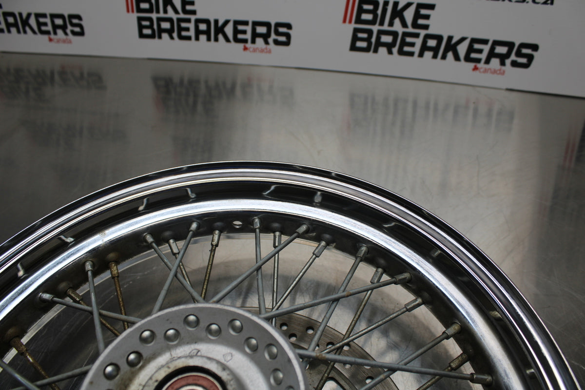 04 SUZUKI INTRUDER 800 FRONT WHEEL FRONT RIM & ROTOR BB758