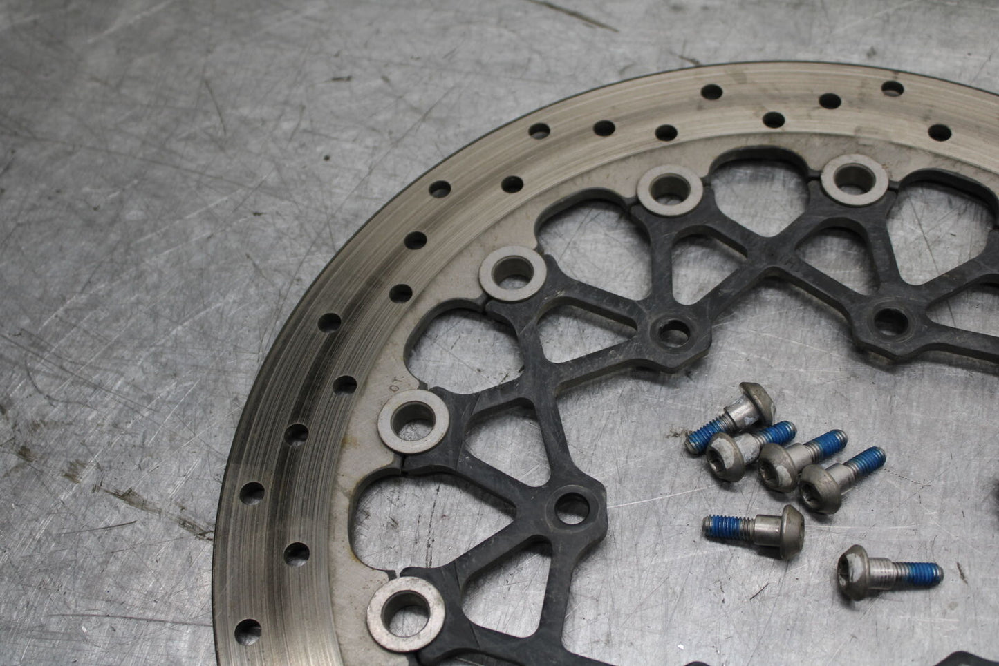 11-24 SUZUKI GSXR750 FRONT LEFT RIGHT BRAKE ROTORS DISCS 59210-37H01 BB714