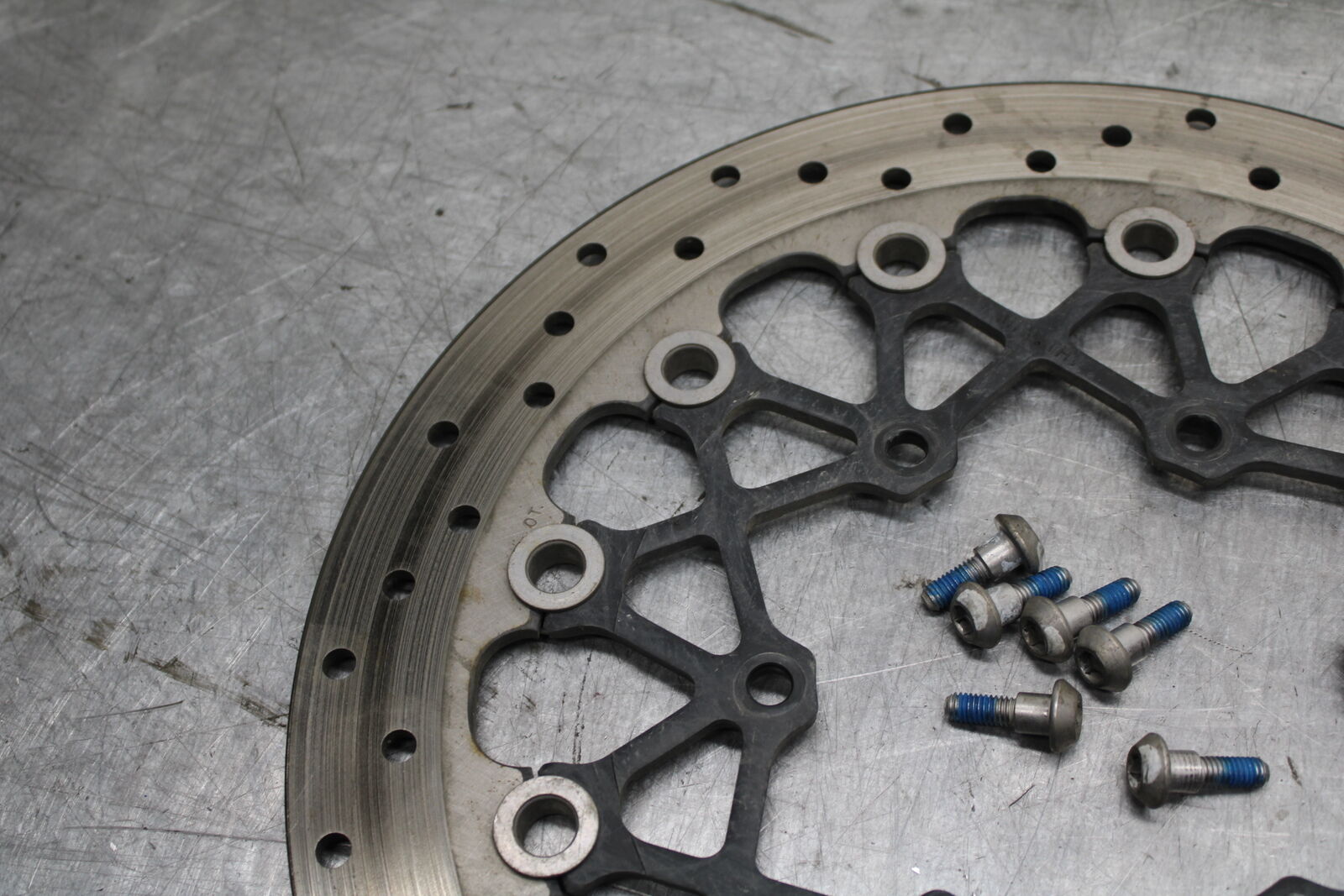 11-24 SUZUKI GSXR750 FRONT LEFT RIGHT BRAKE ROTORS DISCS 59210-37H01 BB714