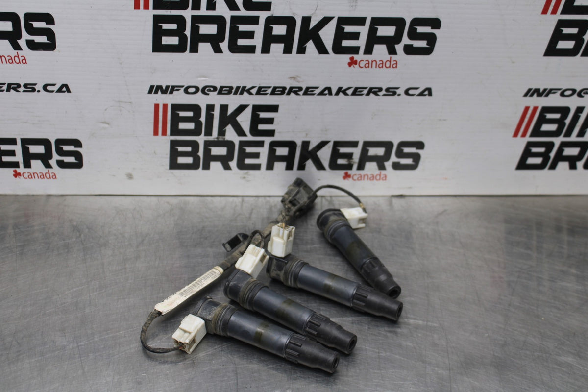 07-12 HONDA CBR600RR IGNITION COILS COIL SPARK PLUG CAPS BB812