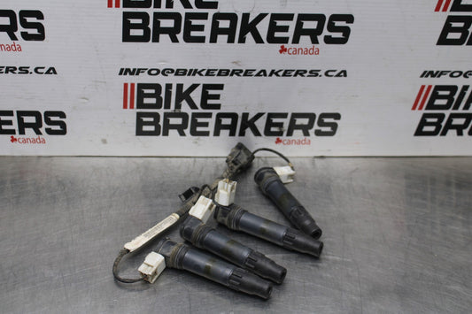 07-12 HONDA CBR600RR IGNITION COILS COIL SPARK PLUG CAPS BB812