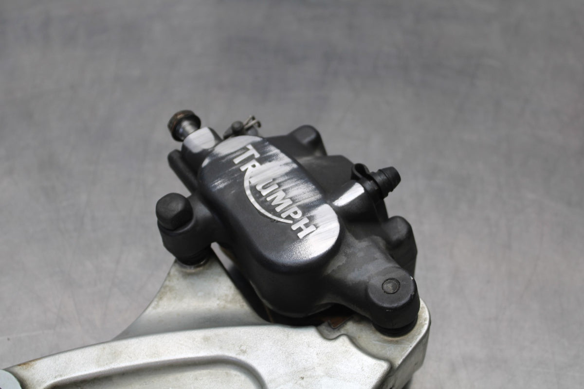 05 TRIUMPH ROCKET III REAR BACK BRAKE CALIPER W MOUNT BRACKET BB186