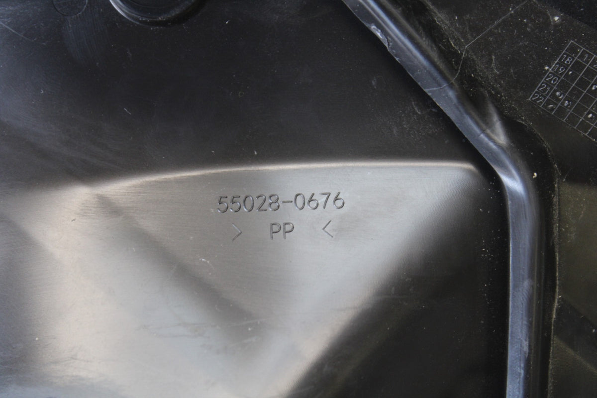 21-23 KAWASAKI NINJA ZX6R RIGHT FRONT DUCT COVER PANEL COWL BB179
