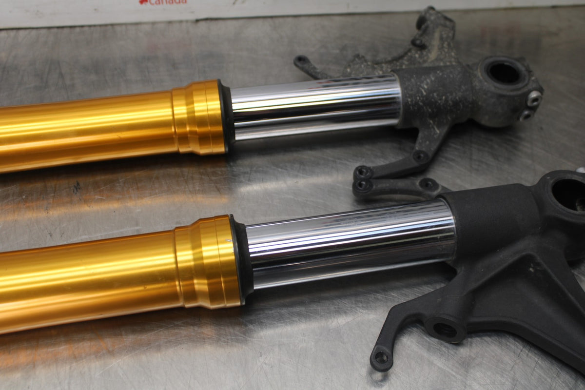 17 YAMAHA YZF R6 FRONT FORKS SHOCK SUSPENSION SET PAIR BB922