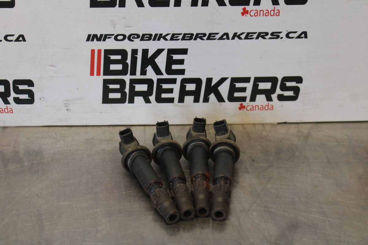 06-07 SUZUKI GSXR 600 IGNITION COILS COIL SPARK PLUG CAPS BB863