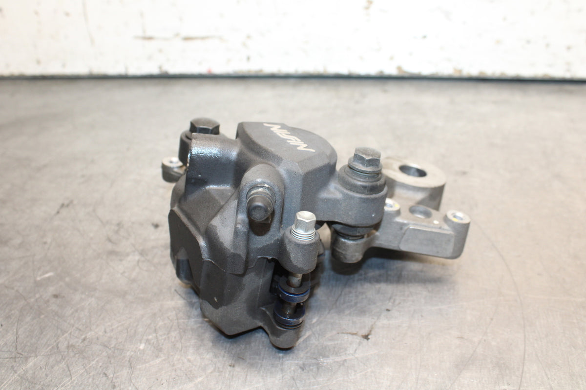 15-16 HONDA CB300F REAR BACK BRAKE CALIPER W MOUNT BRACKET BB740