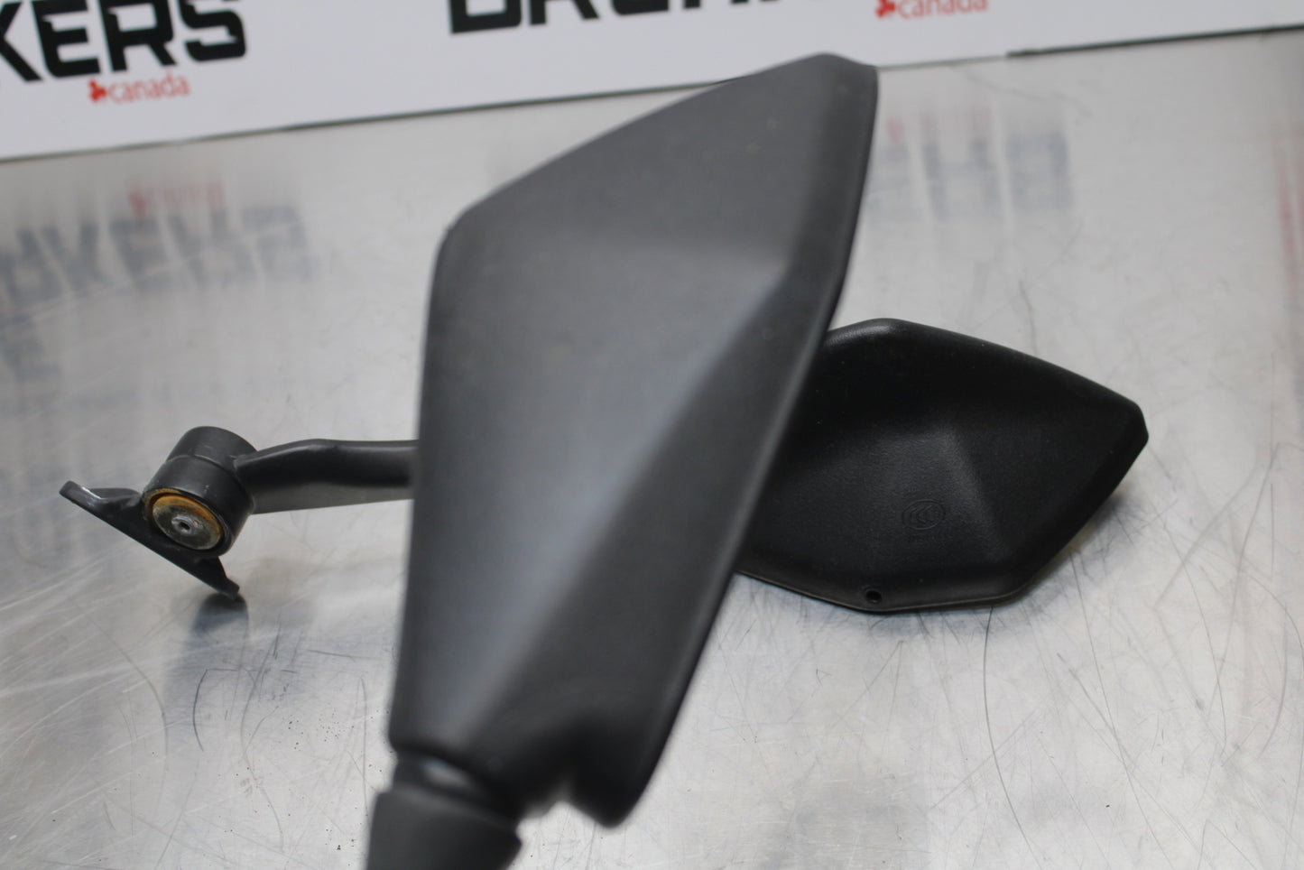 13-17 KAWASAKI NINJA ZX6R ZX636 ABS REAR VIEW MIRROR SET PAIR MIRRORS BB143