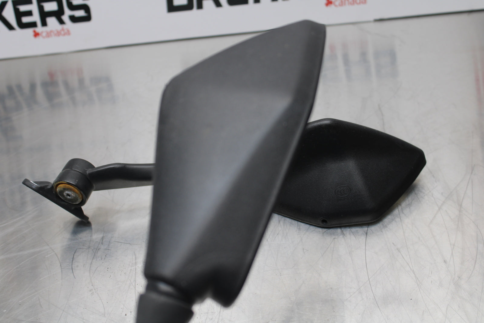 13-17 KAWASAKI NINJA ZX6R ZX636 ABS REAR VIEW MIRROR SET PAIR MIRRORS BB143