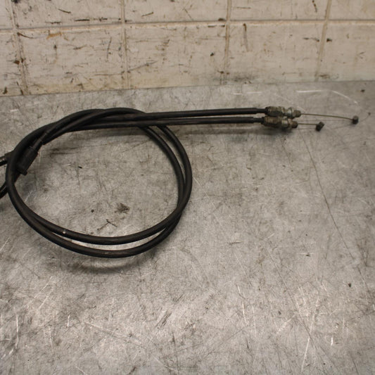 2007 Suzuki GSXR600 THROTTLE CABLES LINES 58300-01H00 58300-01H10 BB540