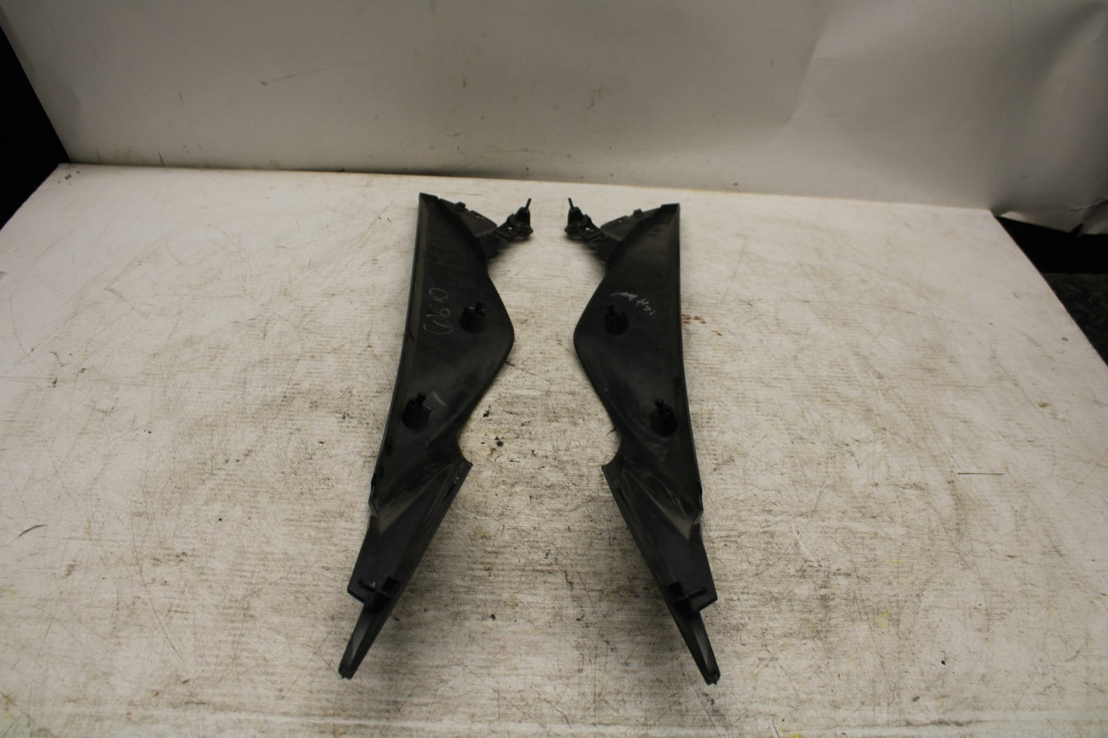 12-13 KAWASAKI EX300 NINJA RIGHT LEFT FRONT SIDE SEAT PANELS TRIMS COWLS BB373