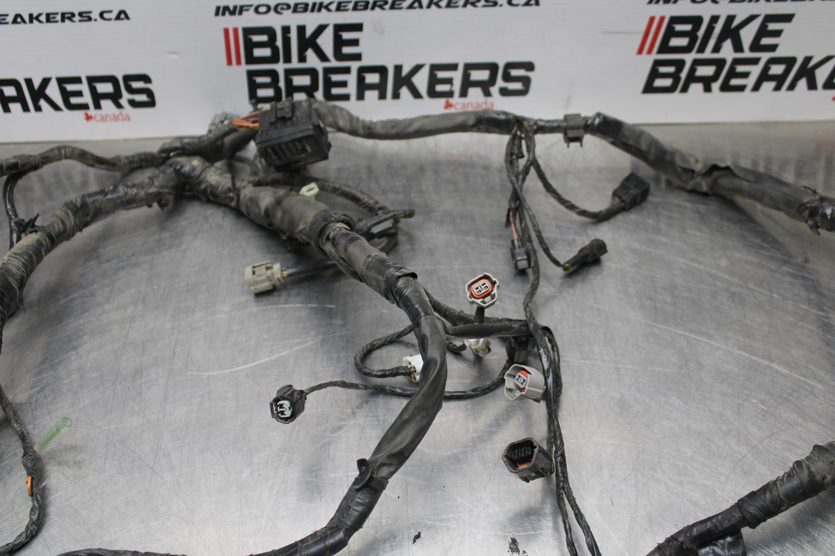 09-10 KAWASAKI ER-6N MAIN ENGINE WIRING HARNESS MOTOR WIRE LOOM BB205