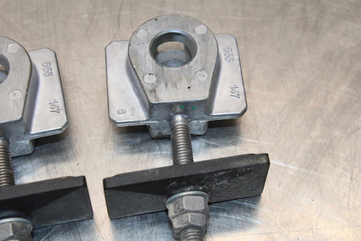 18-23 KAWASAKI NINJA 400 EX400 SWINGARM CHAIN TENSIONER ADJUSTMENT BB177