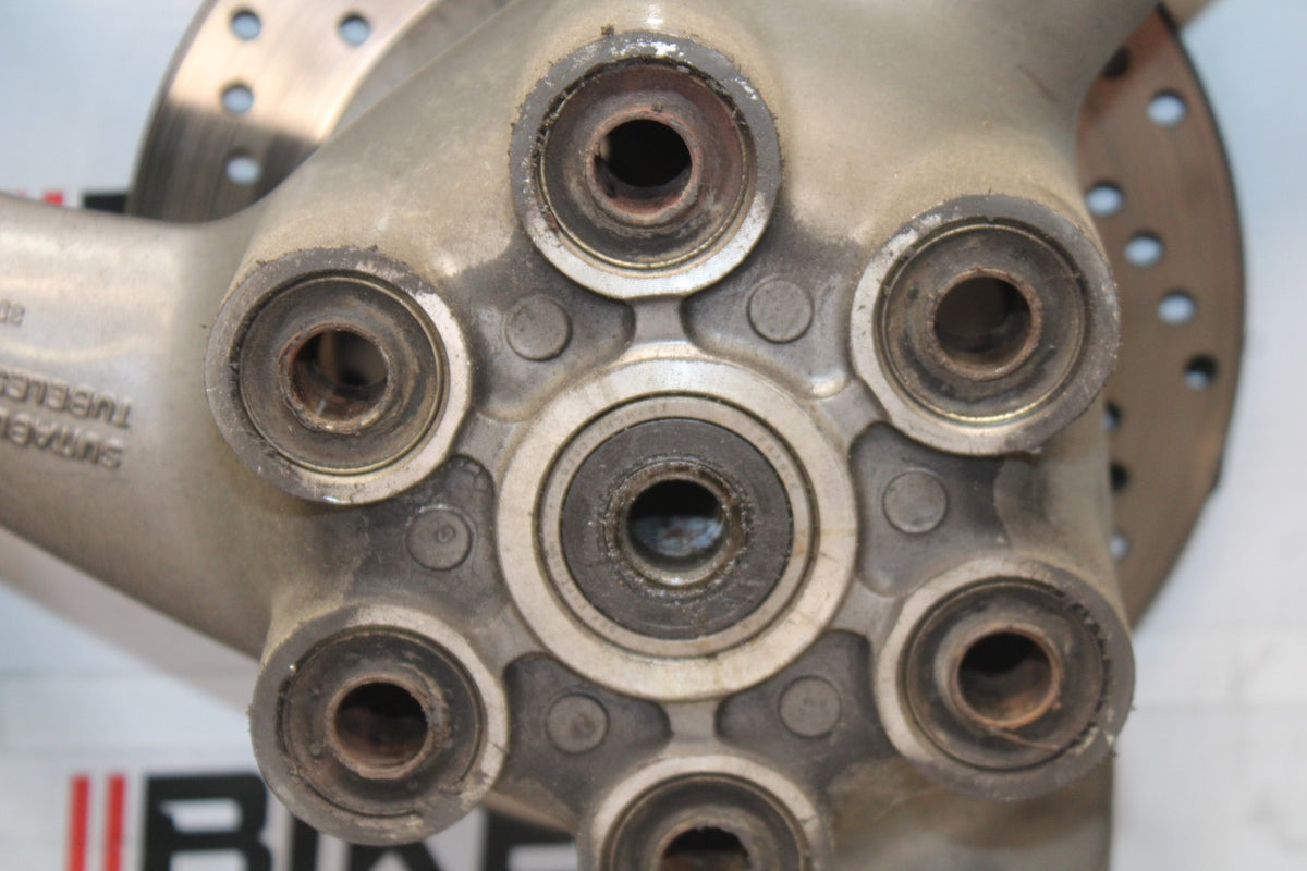 05 DUCATI SUPERSPORT 800 REAR WHEEL BACK RIM & ROTOR BB913