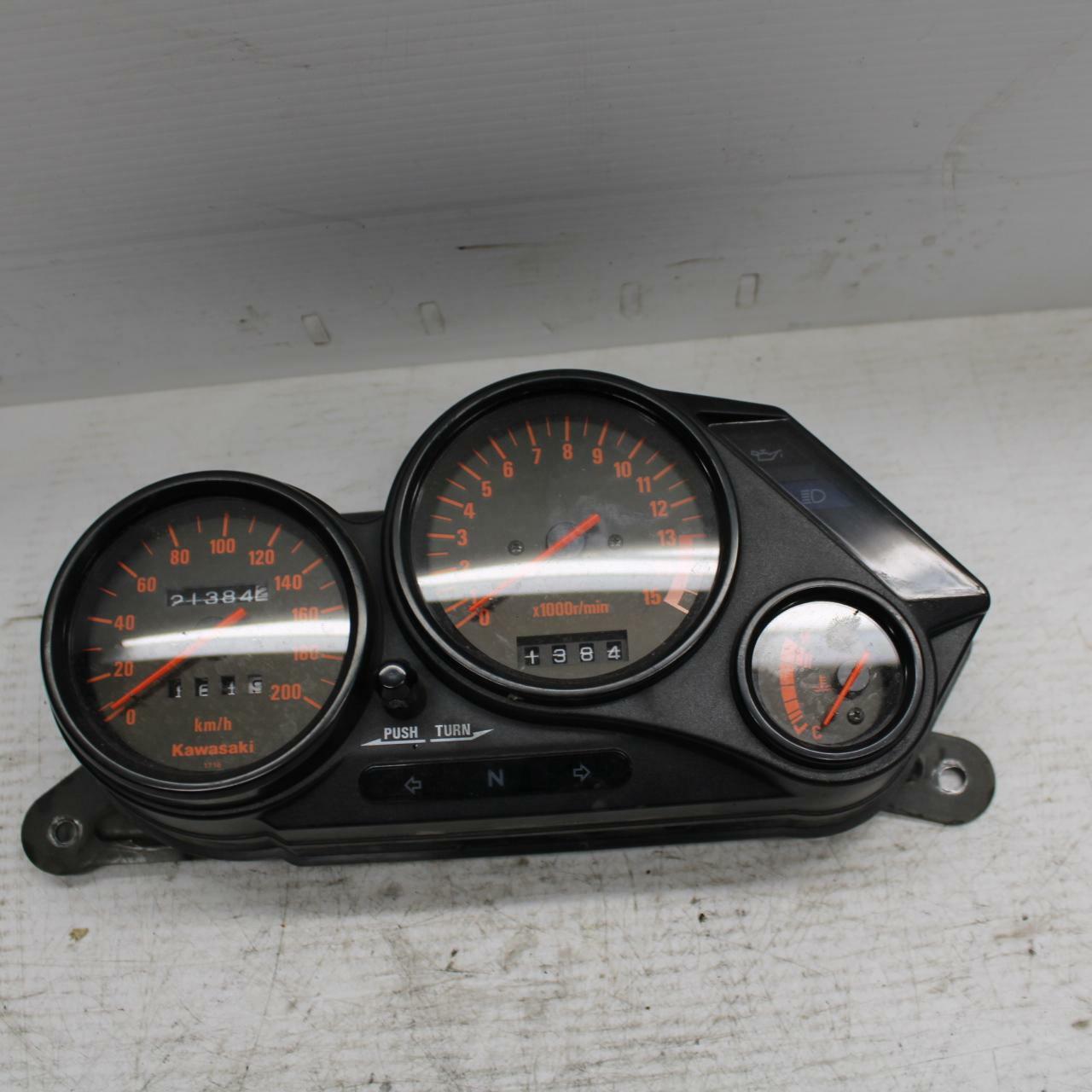 90-07 KAWASAKI ZZR 250 SPEEDO GAUGES  CLUSTER SPEEDOMETER TACHOMETER BB298