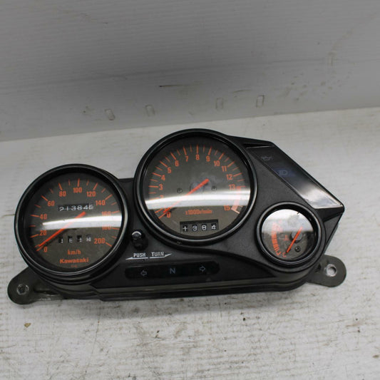 90-07 KAWASAKI ZZR 250 SPEEDO GAUGES  CLUSTER SPEEDOMETER TACHOMETER BB298