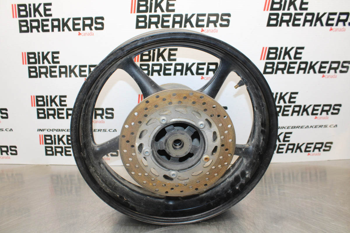 09-15 YAMAHA FZ6R REAR WHEEL REAR RIM & ROTOR BB161
