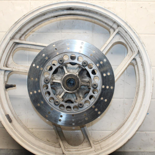1988 Yamaha FZ600 REAR WHEEL AND ROTOR BACK BRAKE DISC BB601