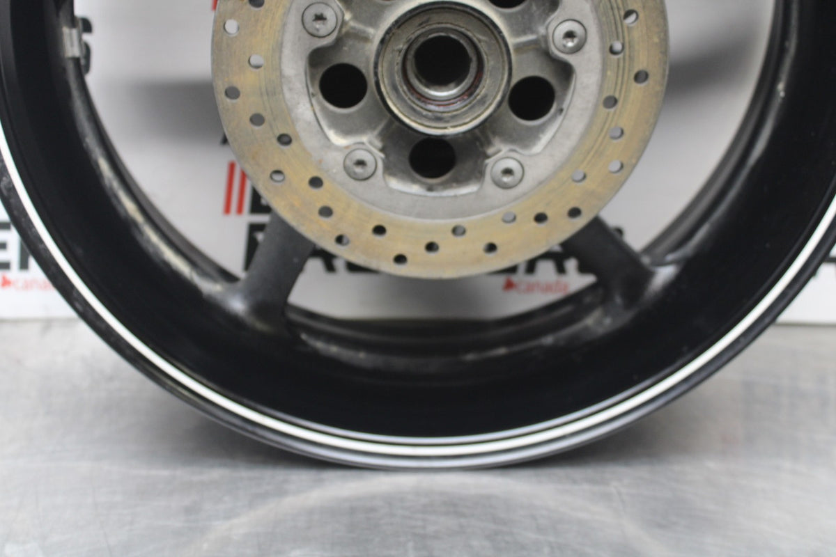 08-16 YAMAHA YZF R6 REAR WHEEL BACK RIM & ROTOR BB856