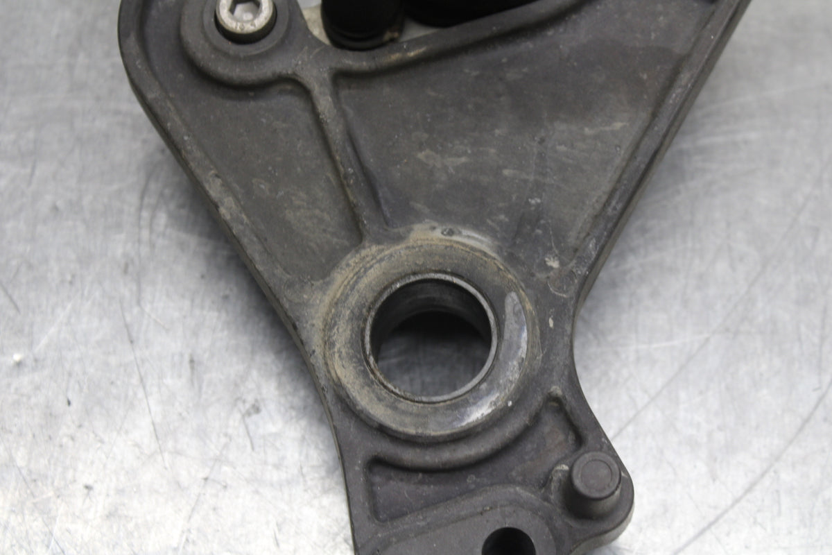 12-13 KAWASAKI Z1000 REAR BACK BRAKE CALIPER W MOUNT BRACKET BB743