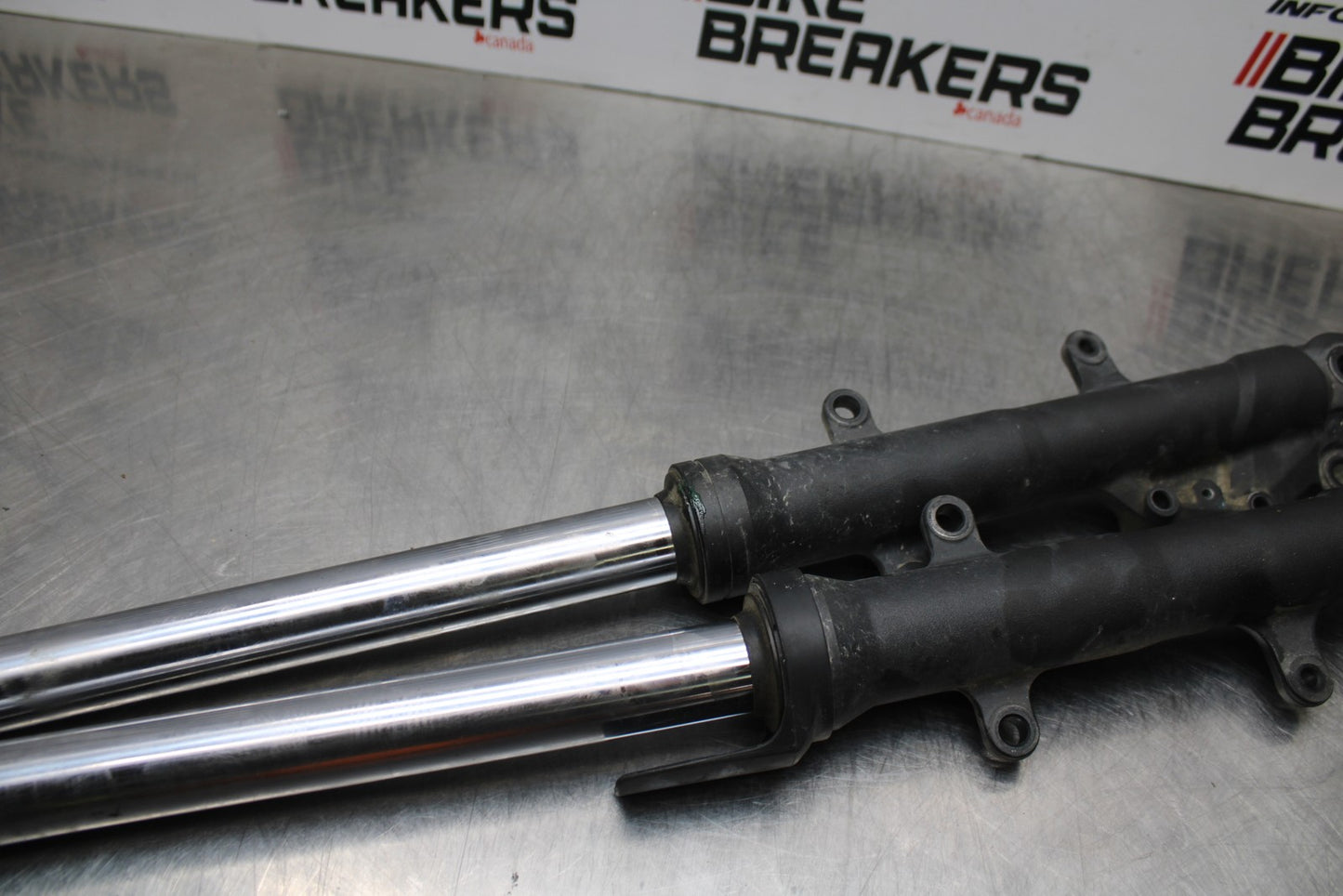 13-17 KAWASAKI NINJA 300 EX300 ABS FRONT FORKS SHOCK SUSPENSION SET PAIR BB187