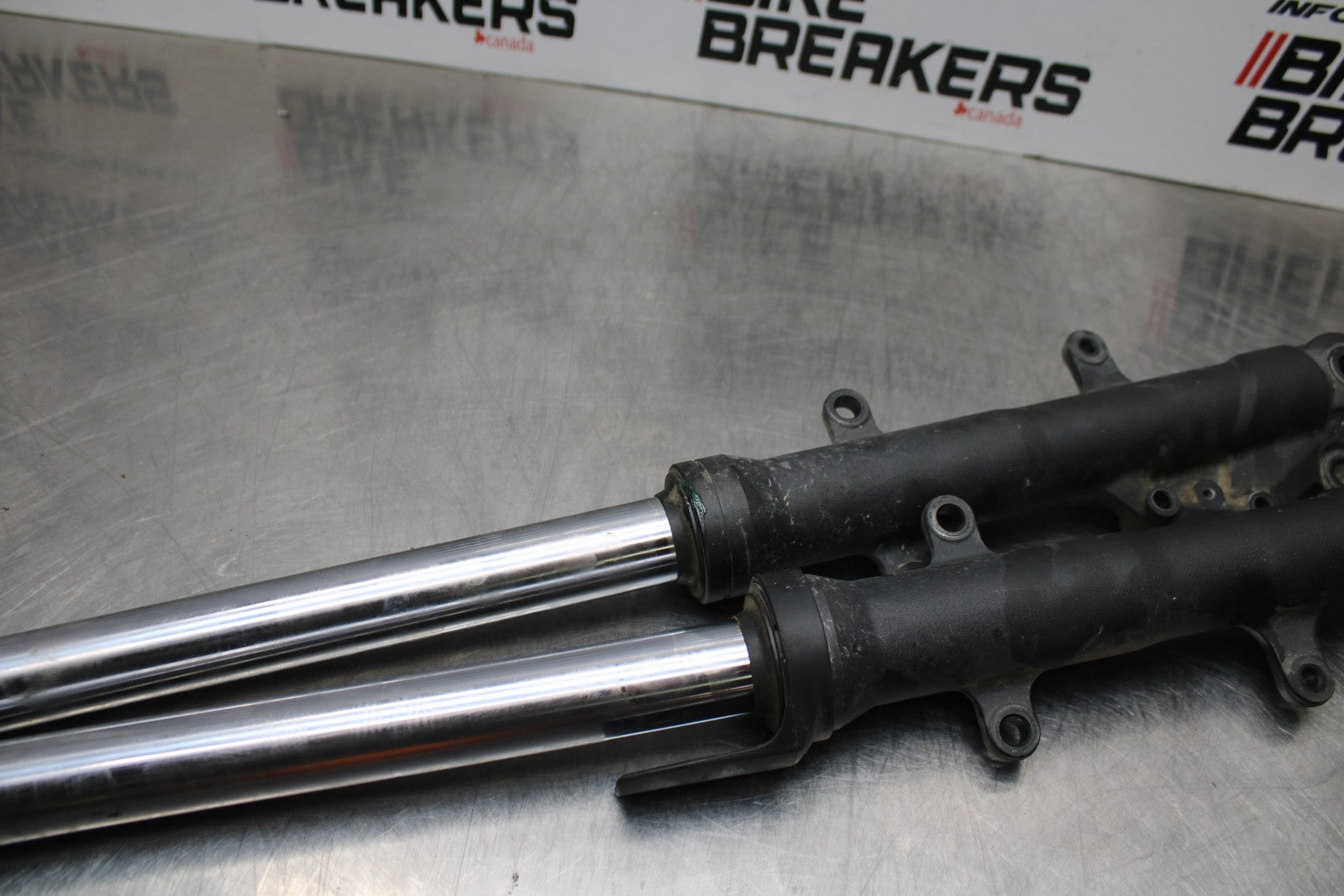 13-17 KAWASAKI NINJA 300 EX300 ABS FRONT FORKS SHOCK SUSPENSION SET PAIR BB187