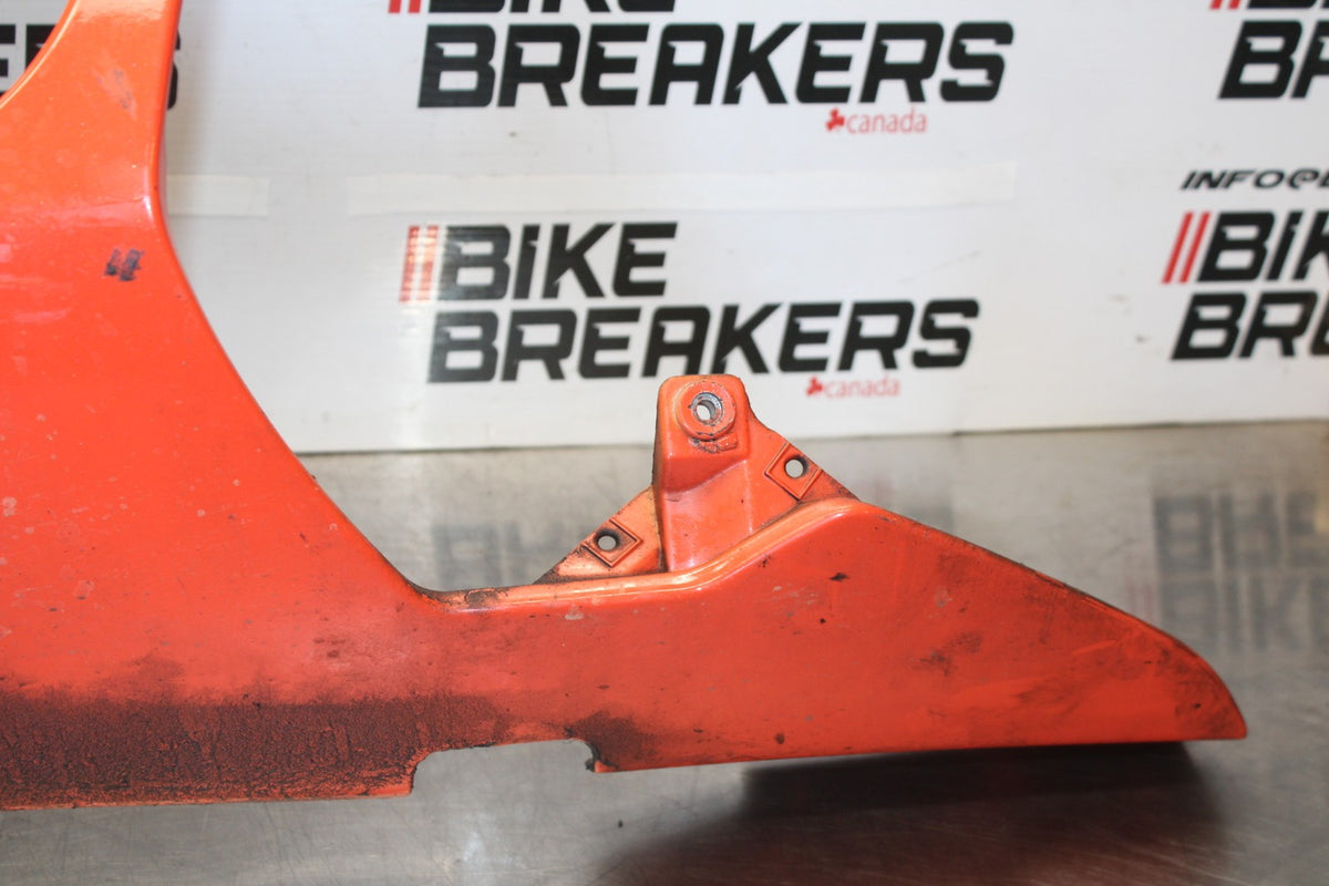03-04 YAMAHA YZF R6 LEFT LOWER MID UPPER SIDE FAIRING COWL BB890