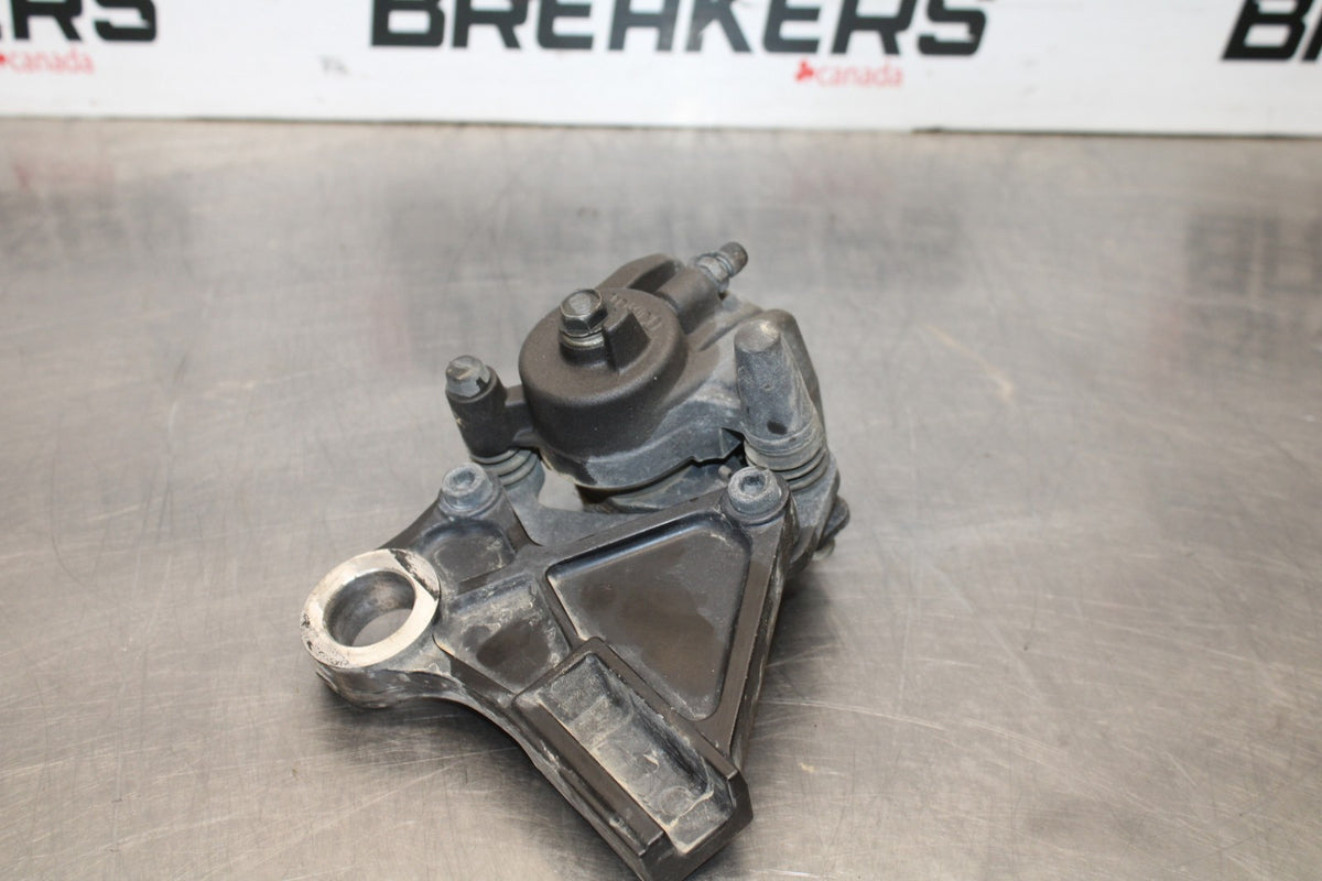 08 KAWASAKI ZX6R REAR BACK BRAKE CALIPER W MOUNT BRACKET BB896