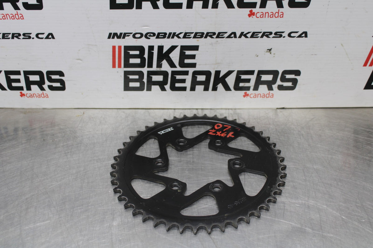 07 KAWASAKI NINJA ZX6R VORTEX 45-T REAR BACK SPROCKET BB175