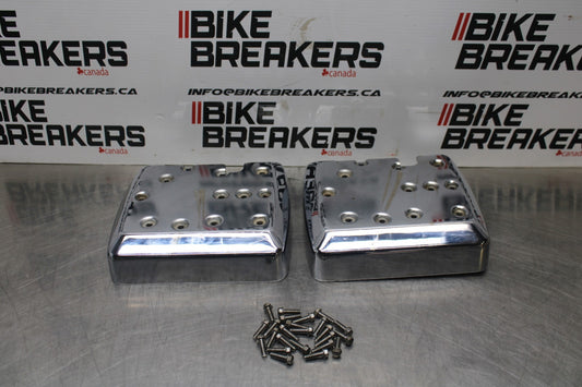03-08 KAWASAKI VULCAN 1600 ENGINE TOP END CYLINDER HEAD COVER SET BB196