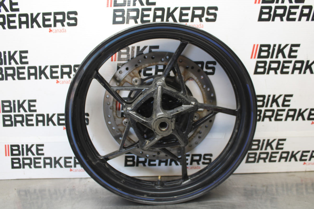 24-25 KAWASAKI NINJA 500 ABS FRONT WHEEL FRONT RIM & ROTOR BB899