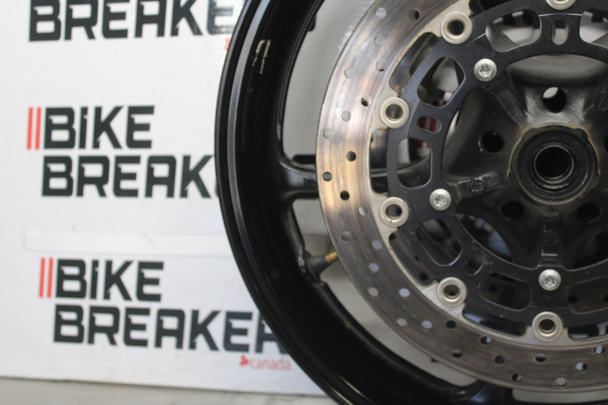 08-16 YAMAHA YZF R6 FRONT WHEEL FRONT RIM & ROTORS BB929