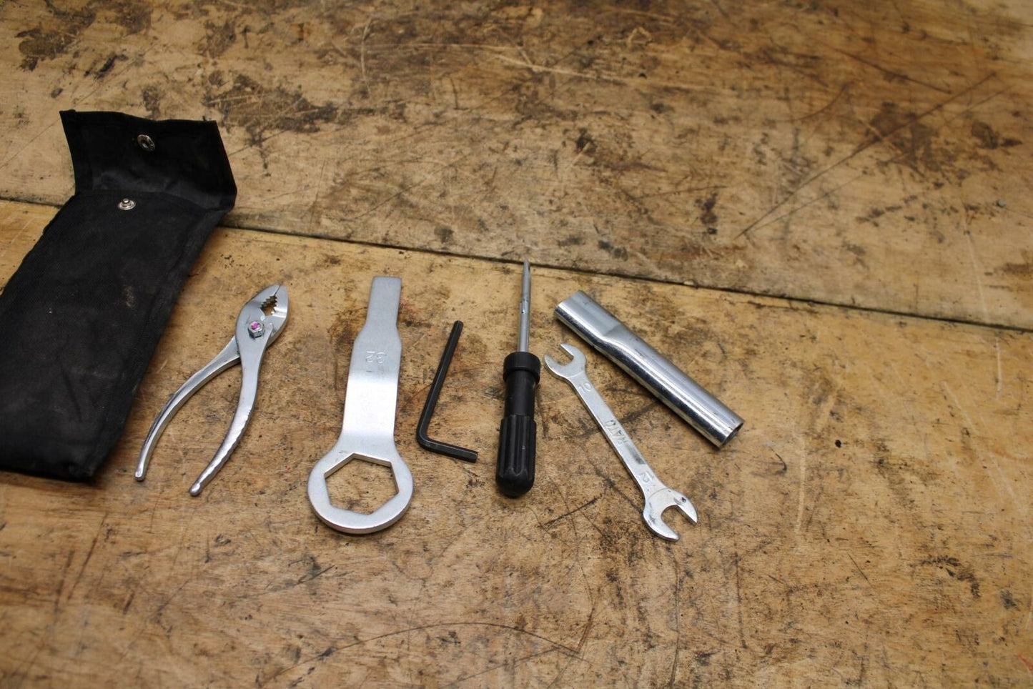 13-18 KAWASAKI NINJA ZX6R STOCK TOOLS OEM TOOL BAG KIT SET BB342