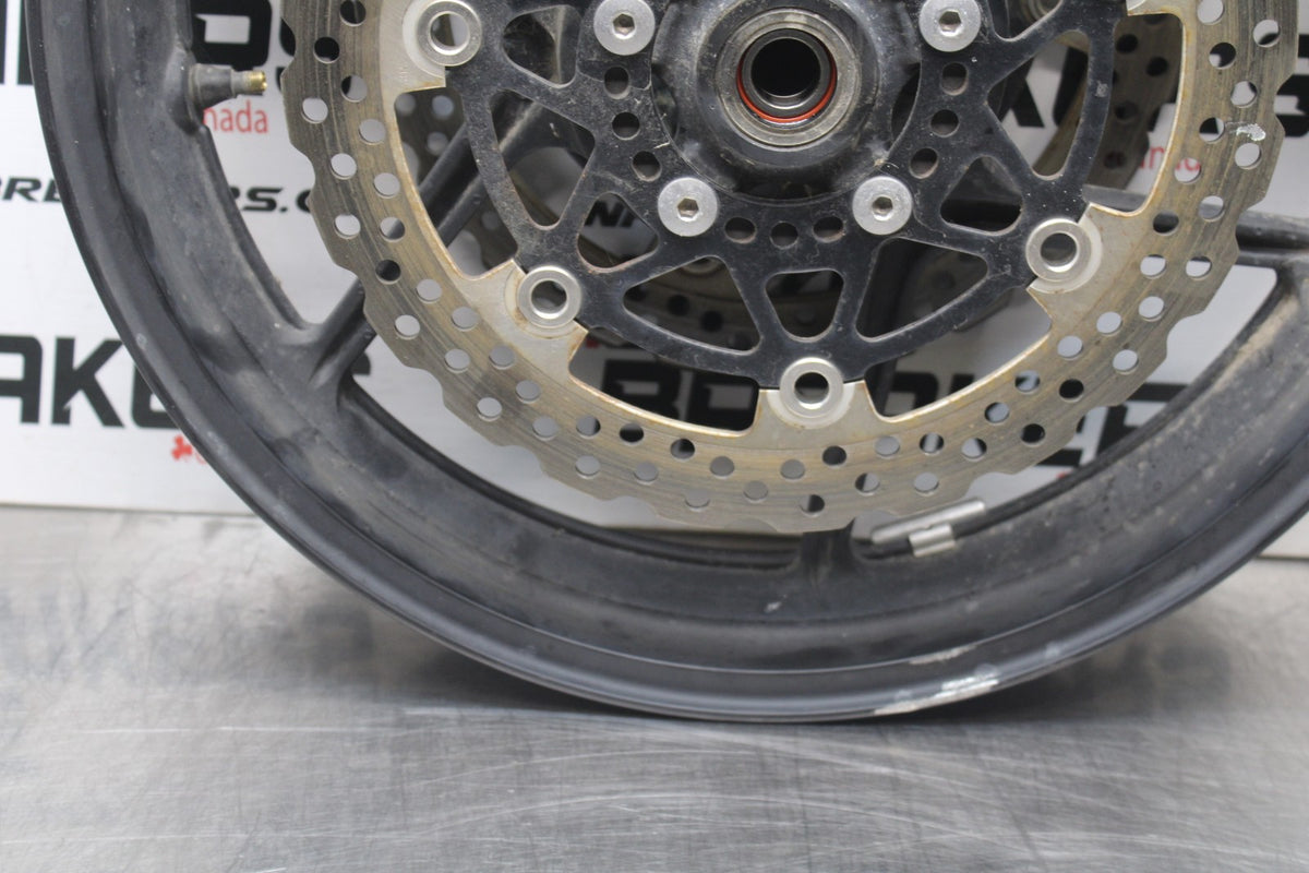 07 KAWASAKI NINJA 650 EX650 FRONT WHEEL FRONT RIM & ROTOR BB844