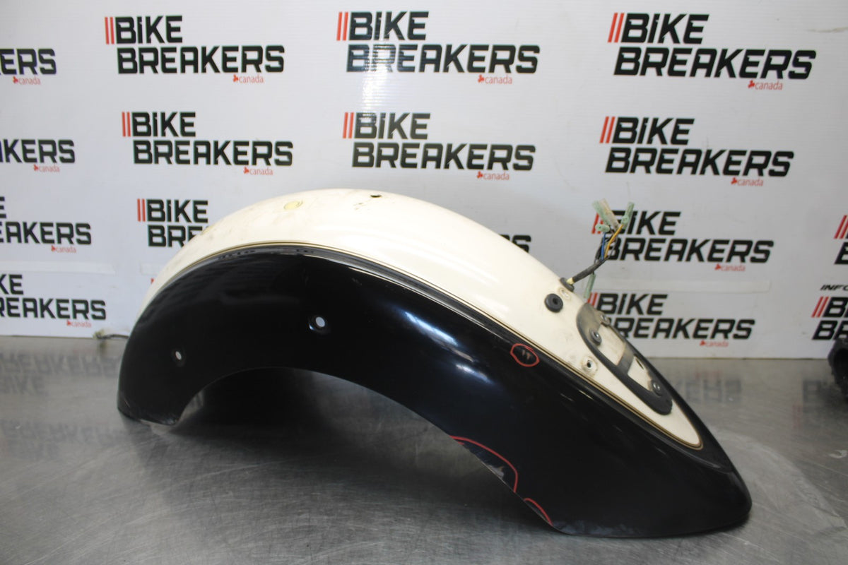08 YAMAHA V STAR 1100 XVS1100AW CLASSIC REAR BACK WHEEL FENDER MUD GUARD BB916