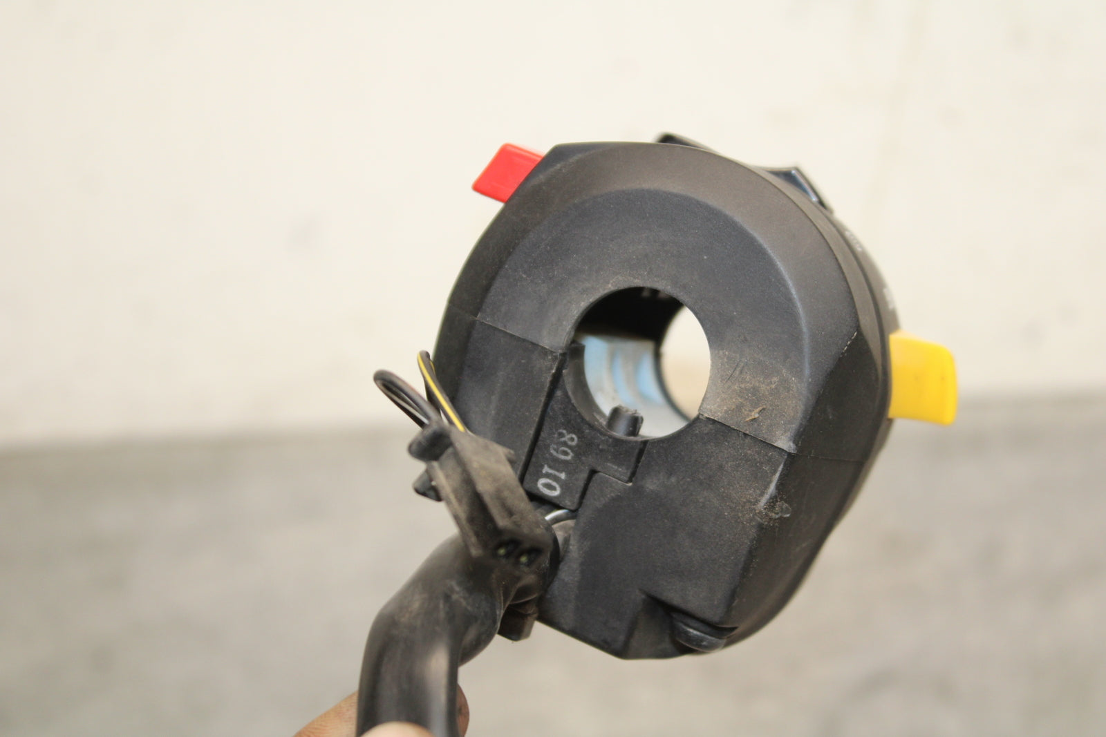 09 SUZUKI GSXR600 LEFT CLIP ON HANDLE HORN SIGNALS SWITCH SWITCHES BB759