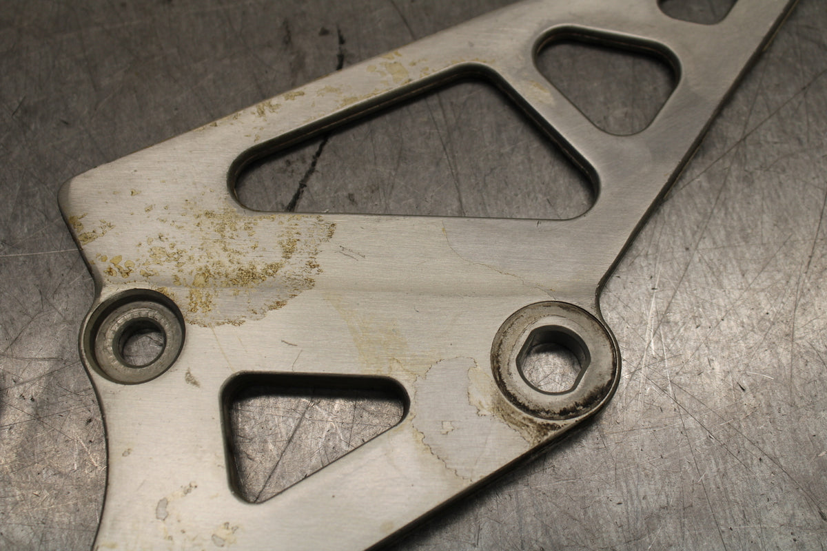 91-92 SUZUKI GSXR750 M  LEFT RIGHT REARSET DRIVER PEG BRACKETS MOUNTS BB125