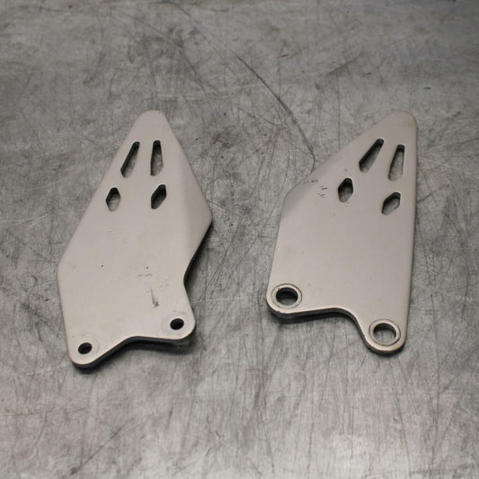 19-20 KAWASAKI NINJA ZX6R ZX636 LEFT RIGHT REARSET HEEL GUARD COVER PAIR BB419