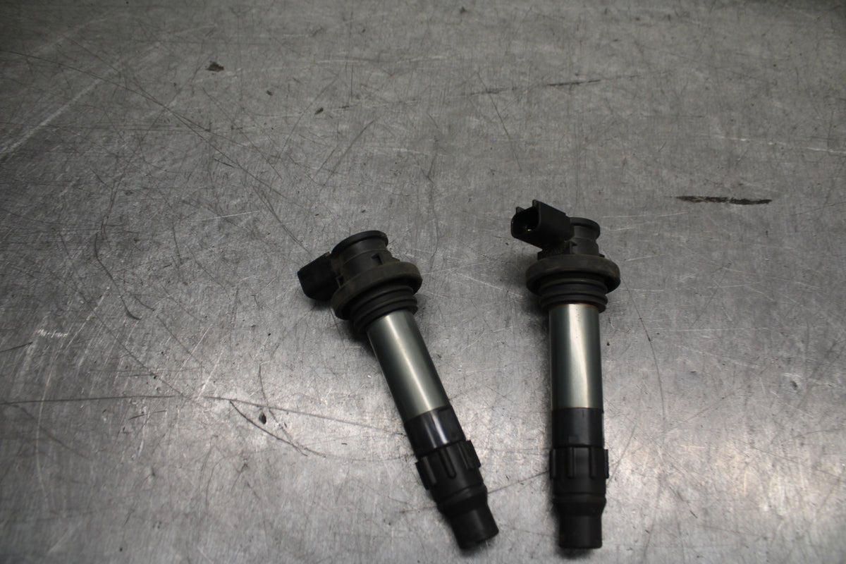 24 KAWASAKI NINJA 500 ABS IGNITION COILS COIL SPARK PLUG CAPS BB744