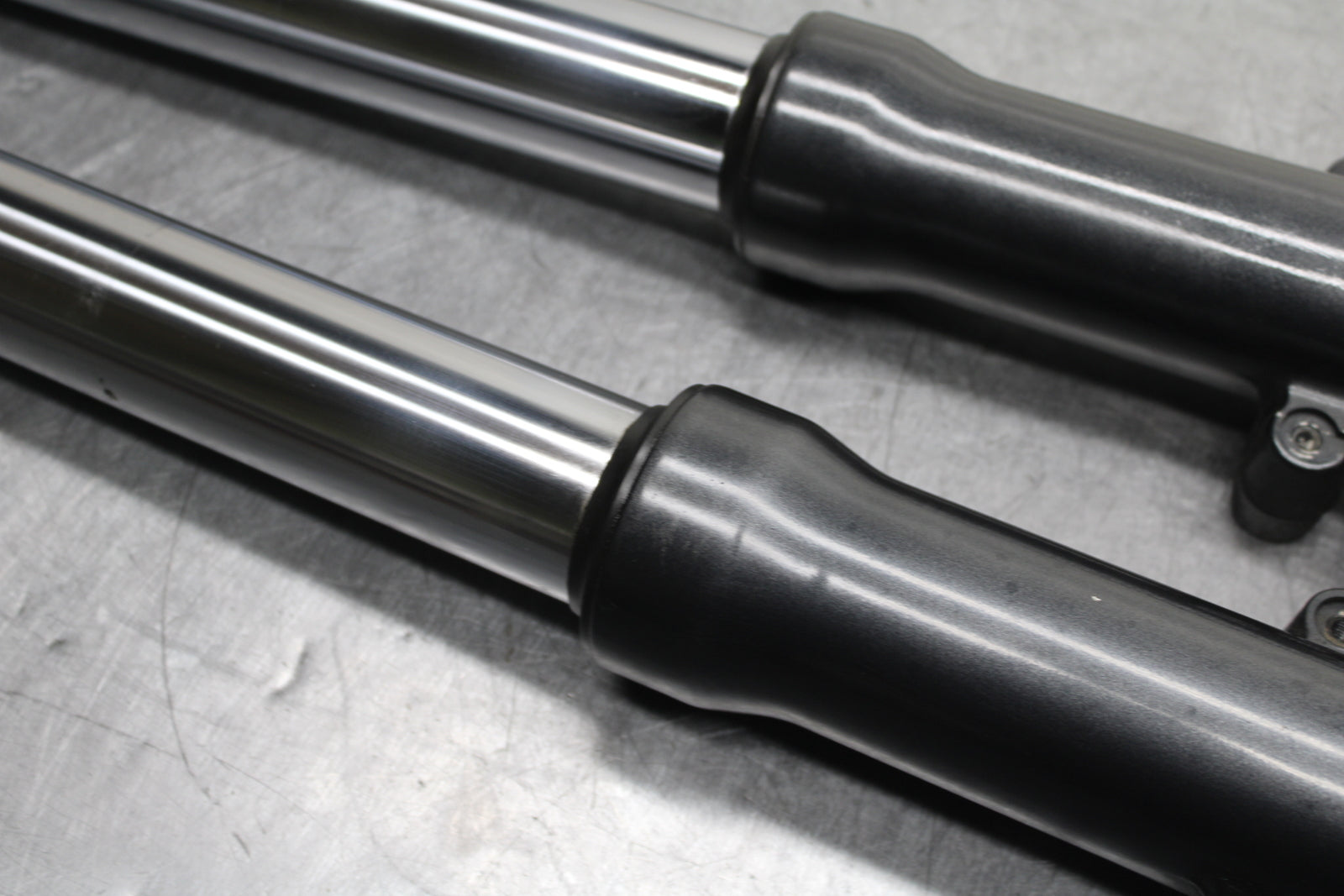 00-02 KAWASAKI NINJA ZX6R FRONT FORKS SHOCK SUSPENSION SET PAIR BB750